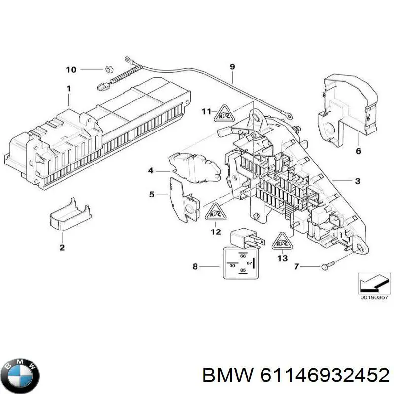 Skrzynka bezpieczników do BMW 5  E60