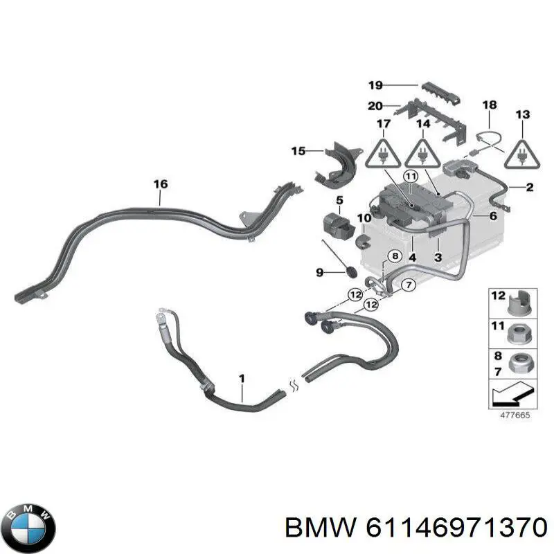 Skrzynka bezpieczników do BMW X1 (E84)