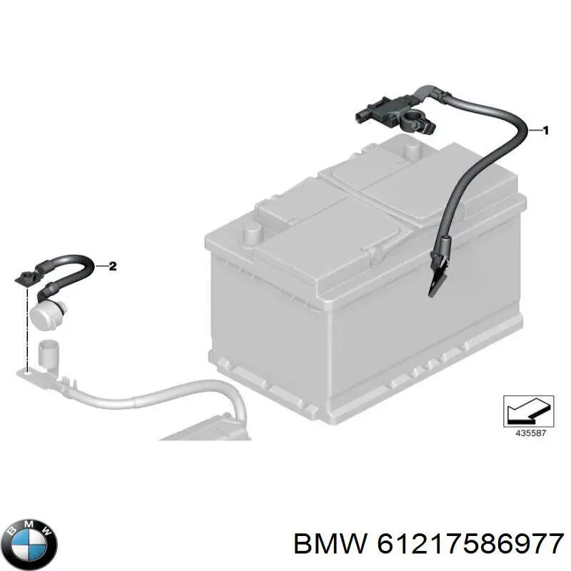 Do koszyka 61217586977 BMW Bateria (akumulator)