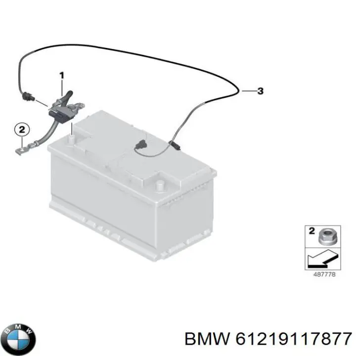 Przekaźnik kontroli ładowania akumulatora BMW 61219117877 cena, od 66,40 USD