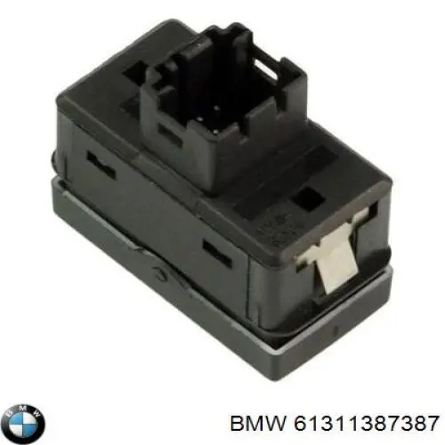 61311387387 BMW Włącznik przyciskowy podnośnika szyby przedni prawy
