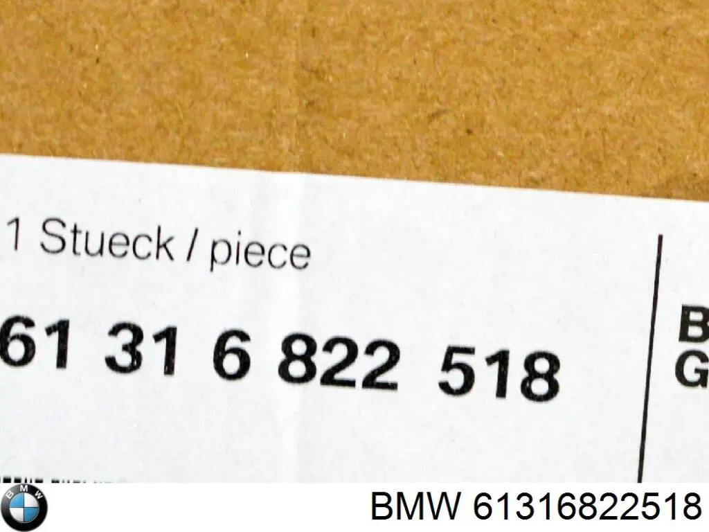 61316822518 BMW Przycisk elektromechanicznego hamulca postojowego (ręcznego)