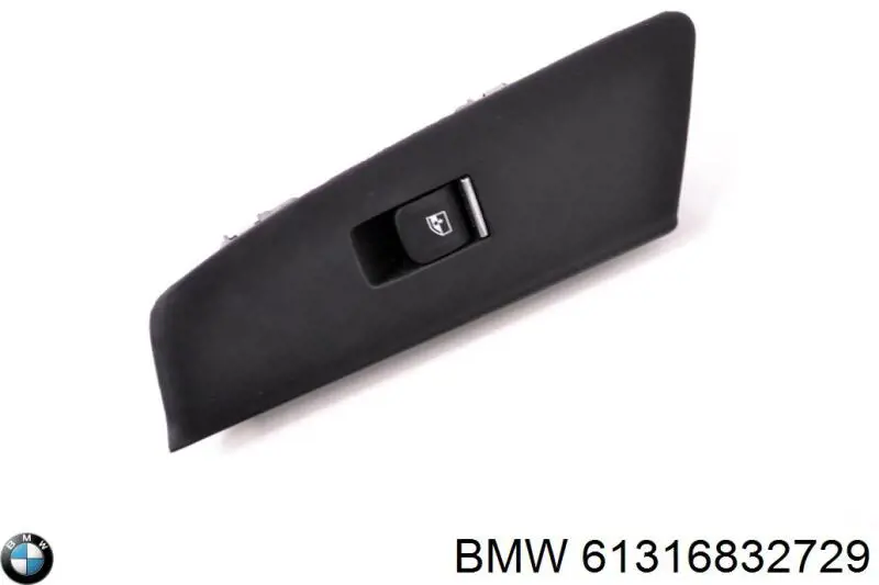 Panel przyciskowy sterowania podnośnikiem szyby przedni lewy BMW 61316832729 cena, od 143,02 USD