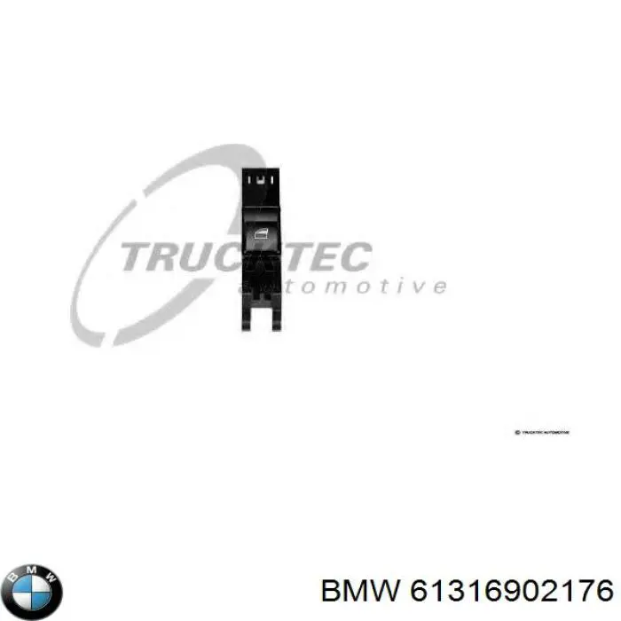 Panel przyciskowy sterowania podnośnikiem szyby przedni prawy BMW 6902176 cena, od 40,86 USD