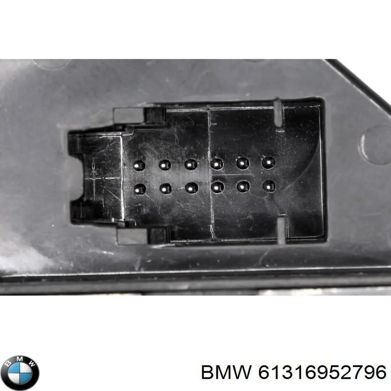 Panel przyciskowy sterowania podnośnikiem szyby przedni lewy BMW 61316952796 cena, od 91,94 USD