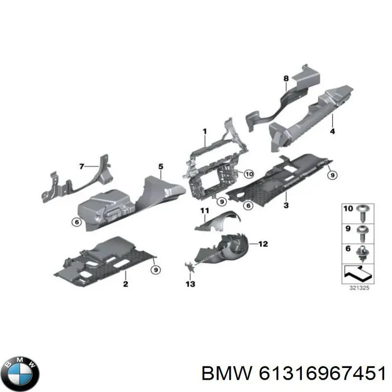 Ochronna osłona mechanizmu kierowniczego do BMW X6 (E71)