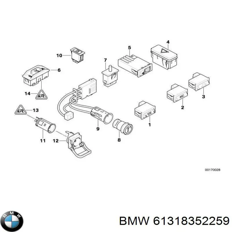 61318352259 BMW 
