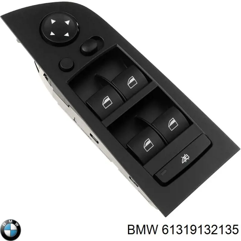 Panel przyciskowy sterowania podnośnikiem szyby przedni lewy BMW 61319132135 cena, od 68,10 USD