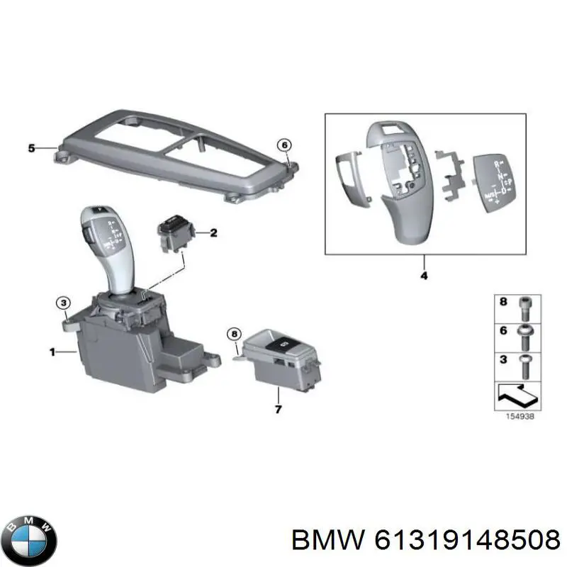 Przycisk elektromechanicznego hamulca postojowego (ręcznego) BMW 61319148508 cena, od 40,81 USD