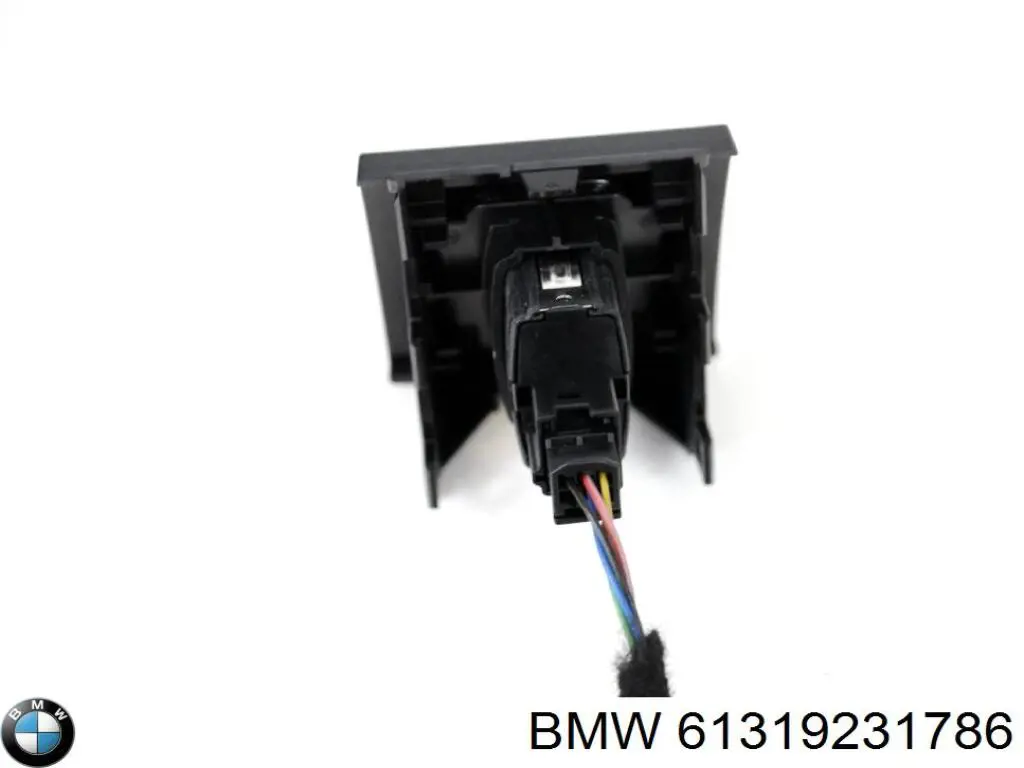 Do koszyka 61319231786 BMW Przycisk włączania światła awaryjnego