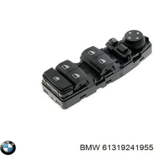 Panel przyciskowy sterowania podnośnikiem szyby przedni lewy BMW 61319241955 cena, od 74,78 USD