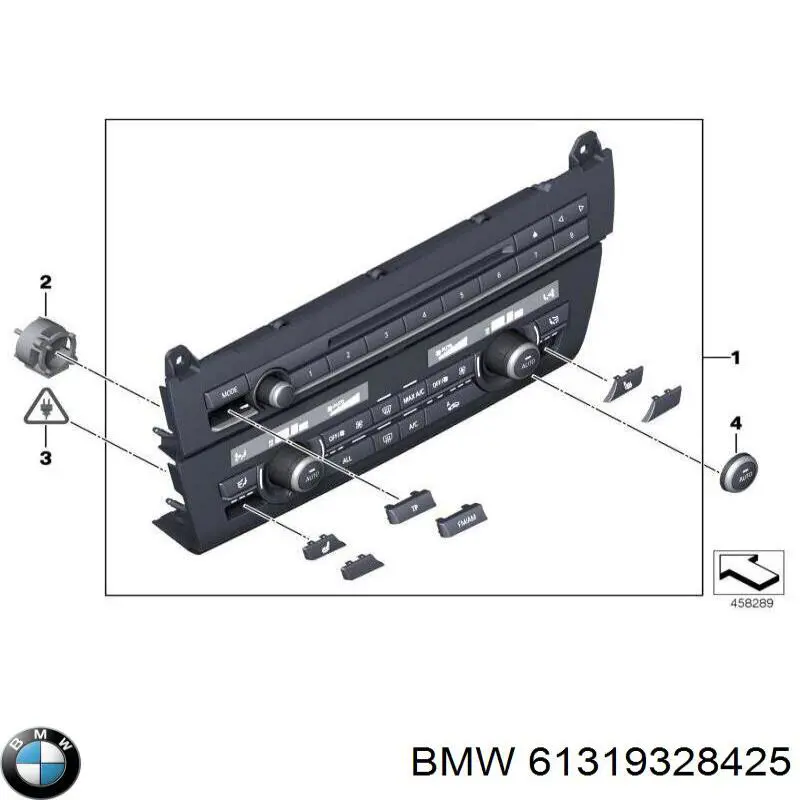 Sterownik trybów ogrzewania/klimatyzacji BMW 5 sedana (F10) (2009 - 2016) cena, od 226,43 USD