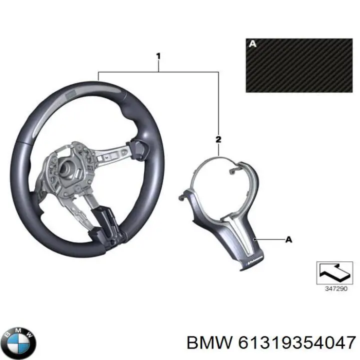 Do koszyka 61319245624 BMW Przełącznik zespolony, w komplecie
