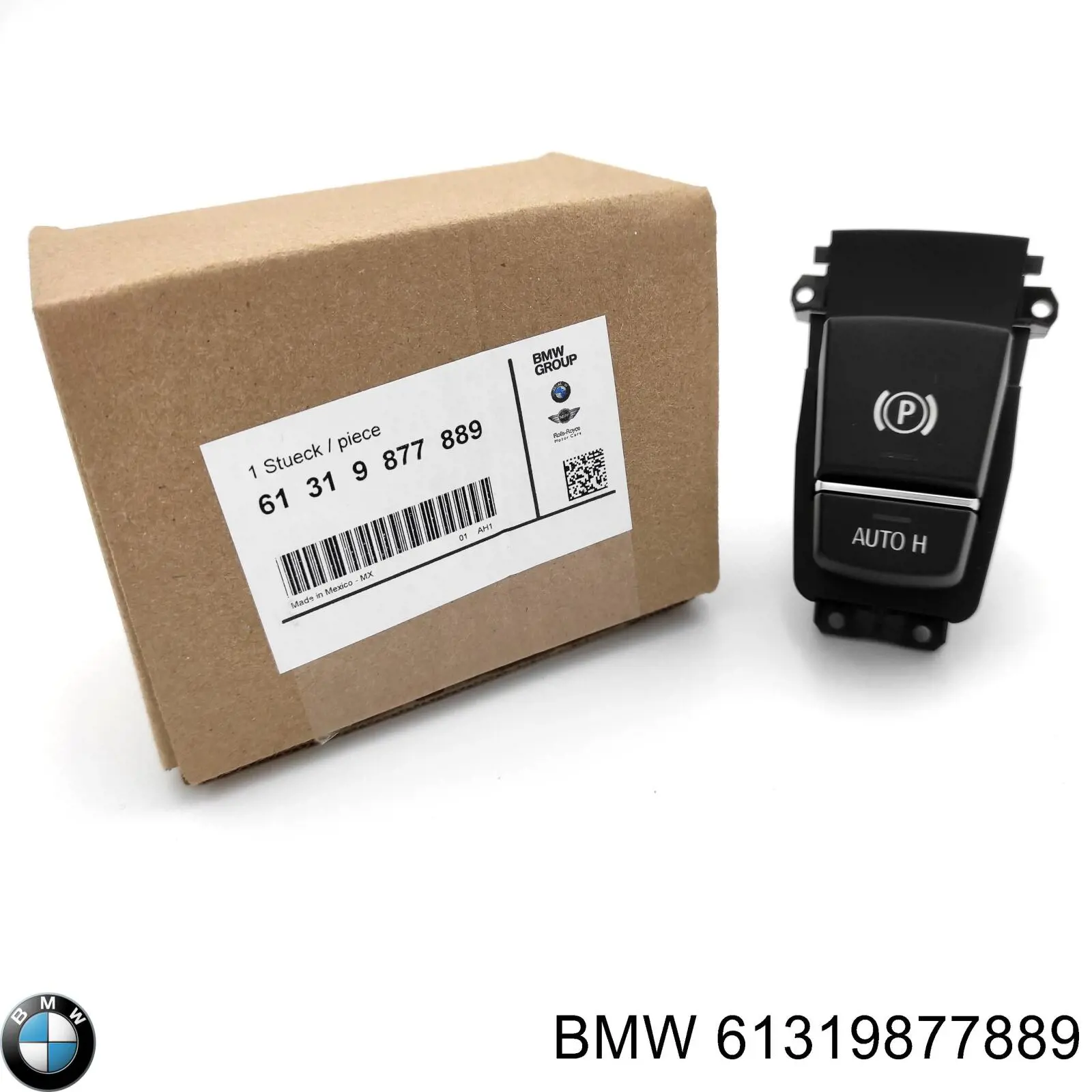 Przycisk elektromechanicznego hamulca postojowego (ręcznego) BMW 61319877889 cena, od 78,32 USD