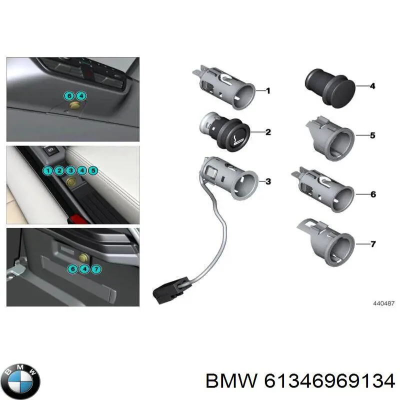 Zapalniczka BMW 61346969134 cena, od 15,57 USD