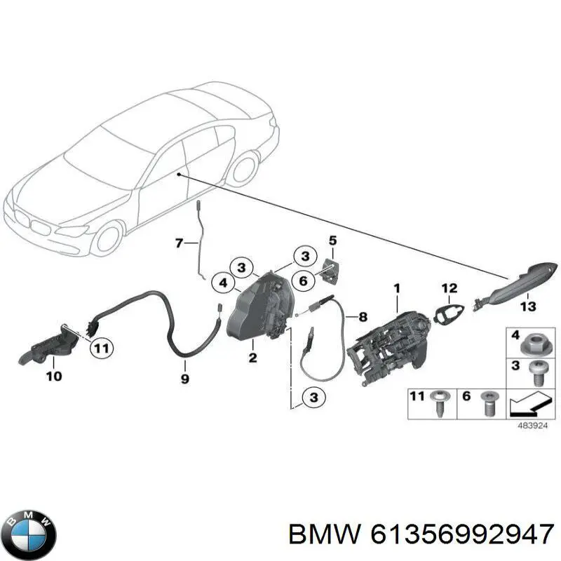 Blok komfortu do BMW 5  F10