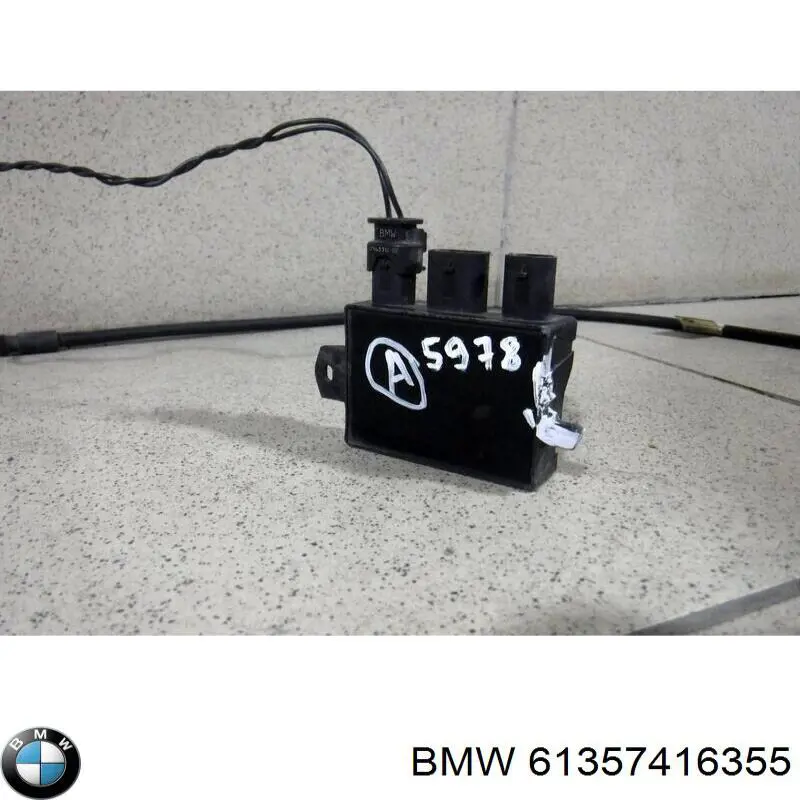 Do koszyka 61357416355 BMW Sterownik klapy bagażnika (3/5 drzwi tylnych)