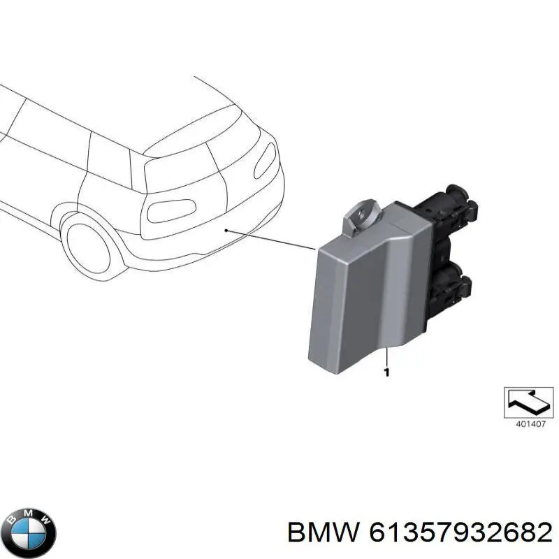  BMW 61357932682 cena, od 81,72 USD