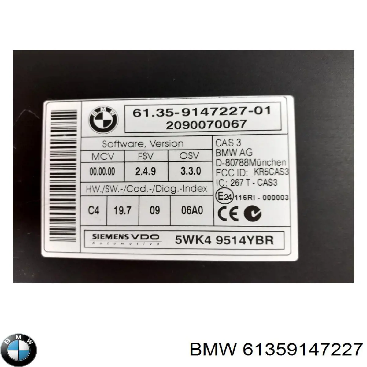Blok komfortu do BMW X5  E70