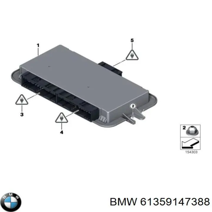 61359147388 BMW sterownik świateł reflektorów