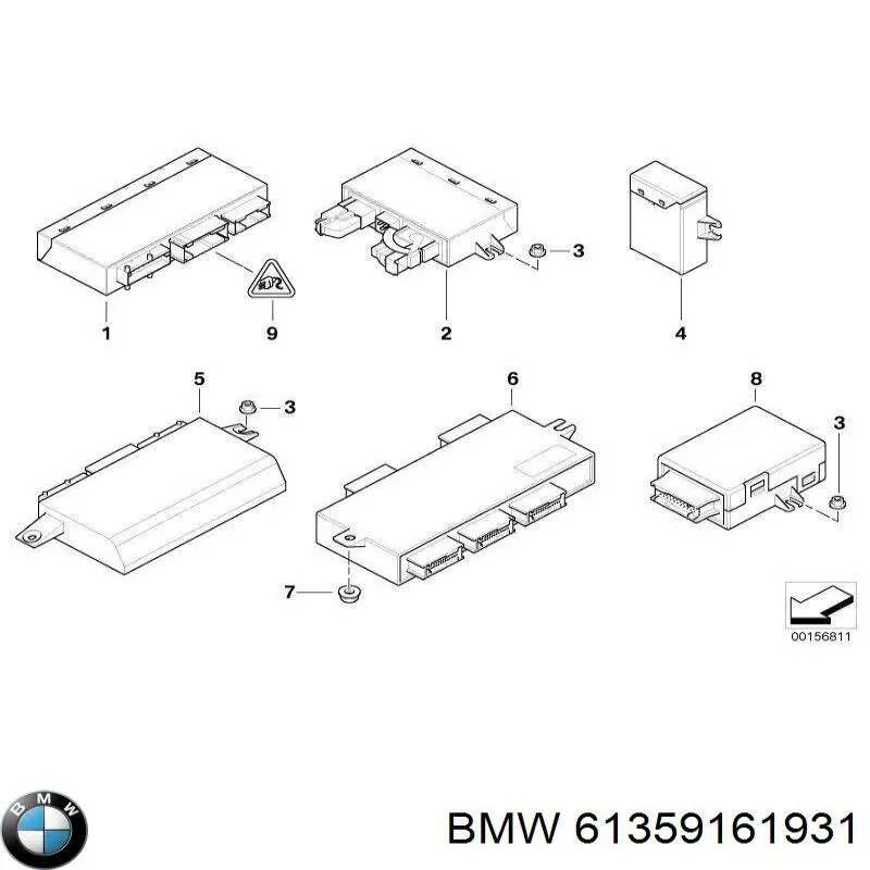Blok komfortu BMW 3 sedana (E46) (1998 - 2005) cena, od 118,82 USD