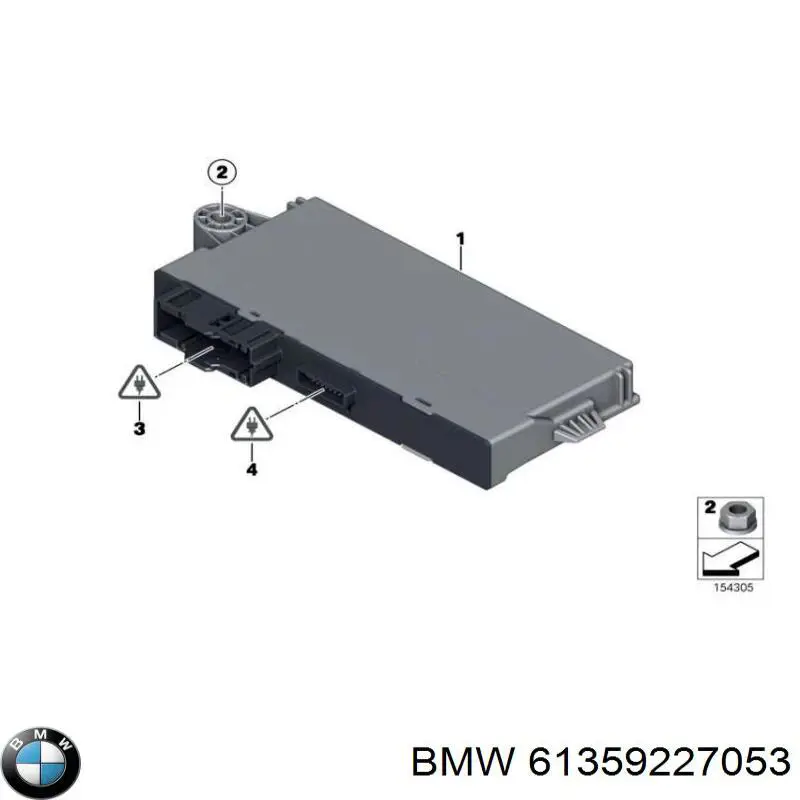 Blok komfortu BMW 61359227053 cena, od 125,99 USD