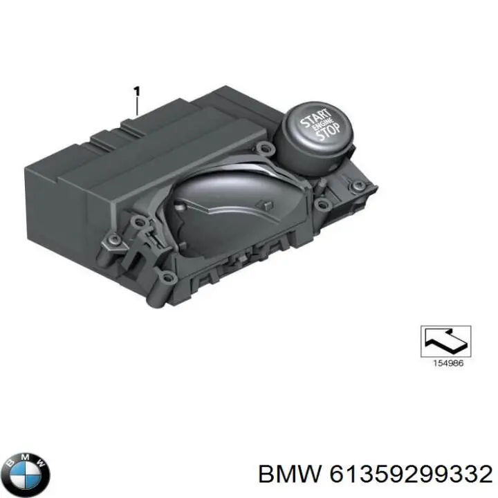 Przycisk uruchamiania silnika BMW 61359299332 cena, od 90,24 USD