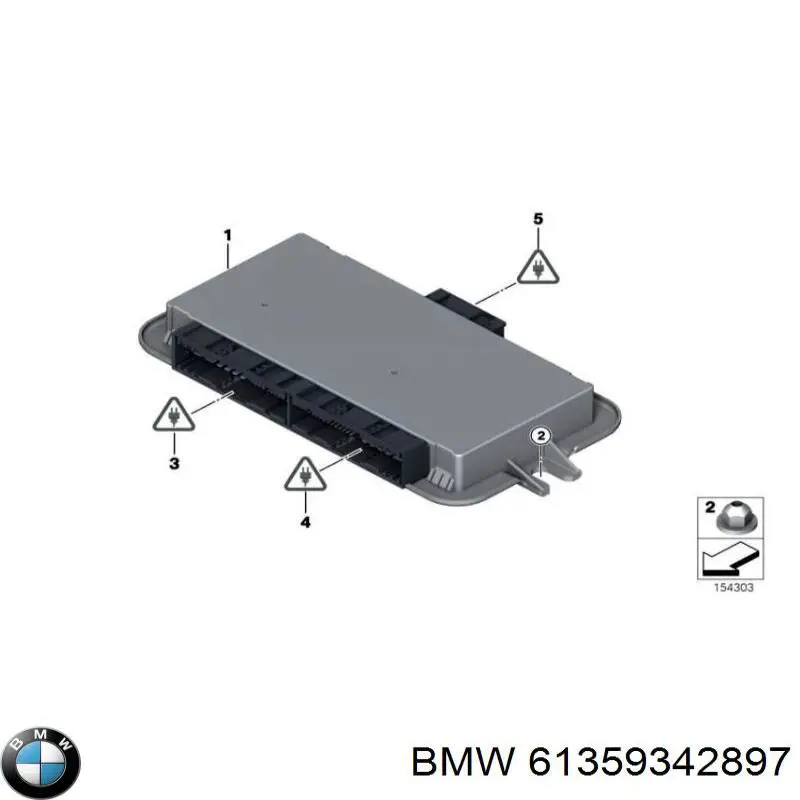 61359342897 BMW Sterownik świateł reflektorów