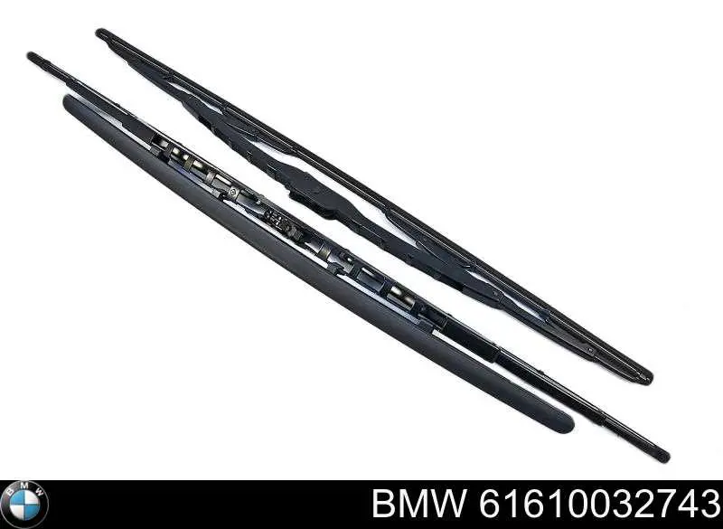 Do koszyka 61610032743 BMW Pióro wycieraczki szyby przedniej, zestaw (2 szt.)