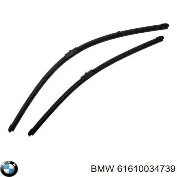 Do koszyka 61610034739 BMW Pióro wycieraczki szyby przedniej, zestaw (2 szt.)