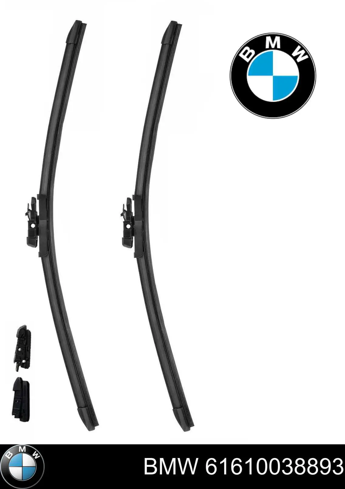 Pióro wycieraczki szyby przedniej, zestaw (2 szt.) BMW 61610038893 cena, od 60,44 USD