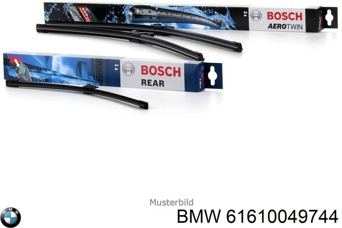 Do koszyka 61610049744 BMW Pióro wycieraczki szyby przedniej, zestaw (2 szt.)