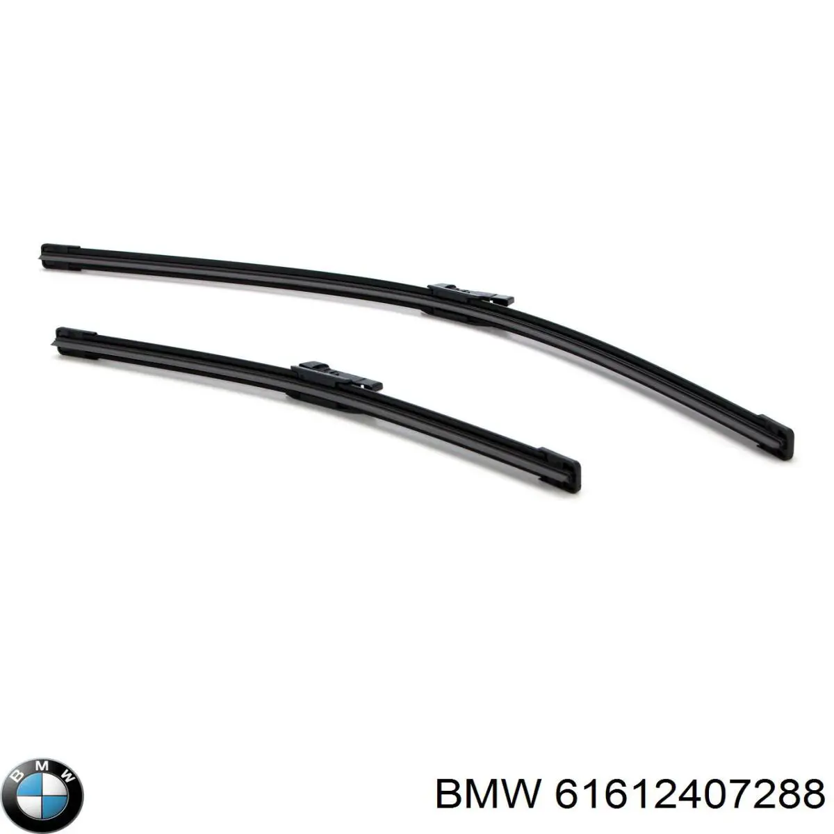 Pióro wycieraczki szyby przedniej, zestaw (2 szt.) BMW 61612407288