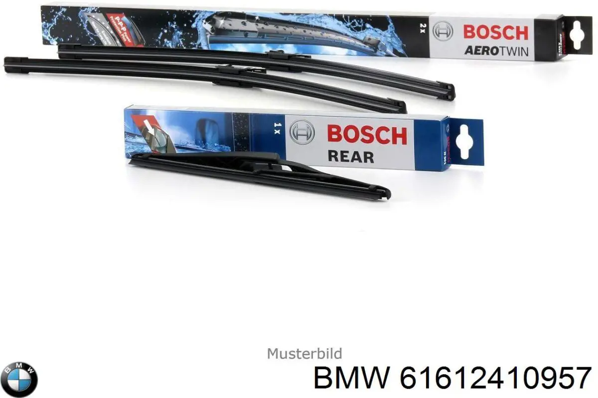 Do koszyka 61612410957 BMW Pióro wycieraczki szyby przedniej, zestaw (2 szt.)