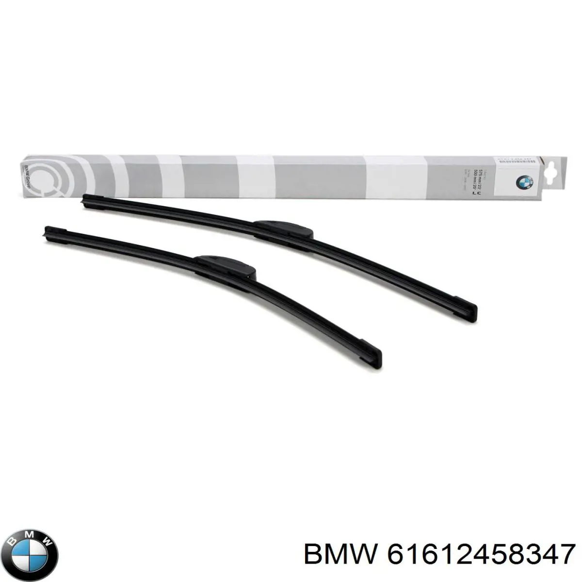 Do koszyka 61612458347 BMW Pióro wycieraczki szyby przedniej, zestaw (2 szt.)