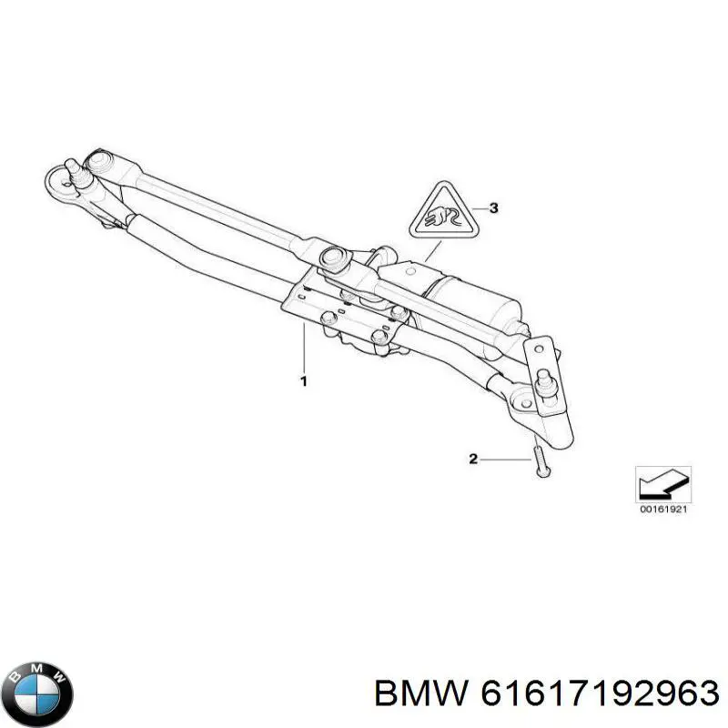 Mechanizm wycieraczek do BMW 1 (E81, E87)