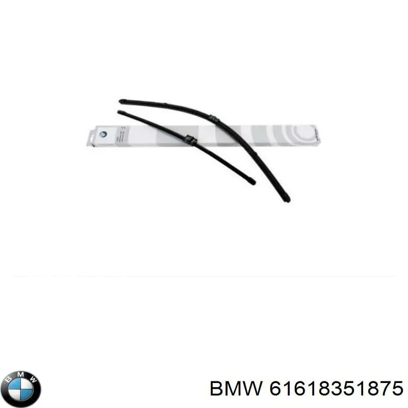 61618351875 BMW ramię wycieraczki szyby przedniej