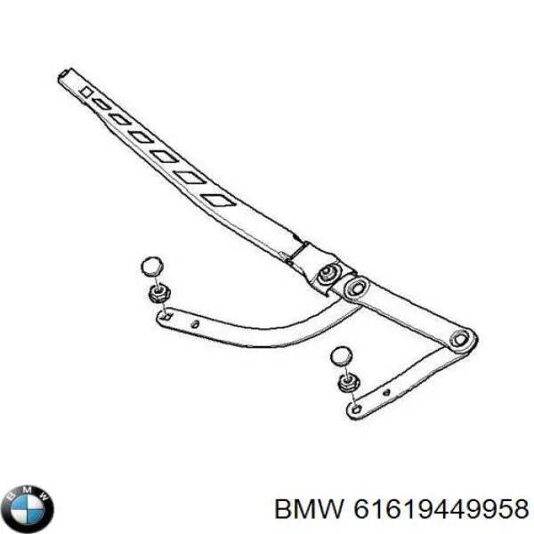 Ramię wycieraczki szyby przedniej BMW 61619449958 cena, od 47,08 USD