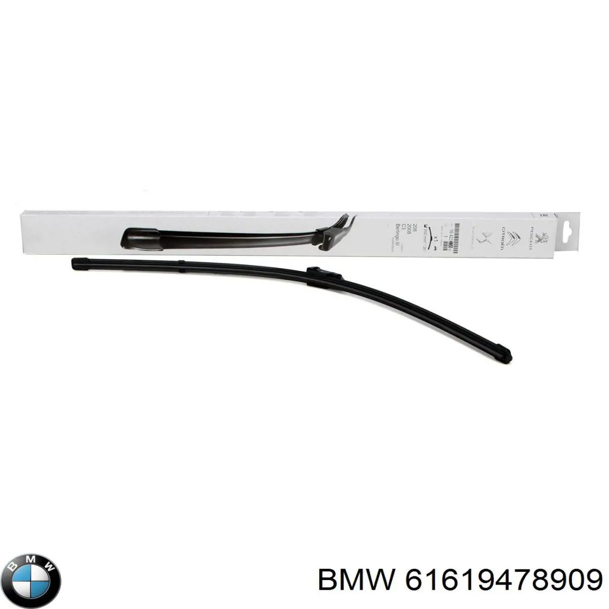 Pióro wycieraczki szyby przedniej, zestaw (2 szt.) BMW 61619478909 cena, od 48,26 USD