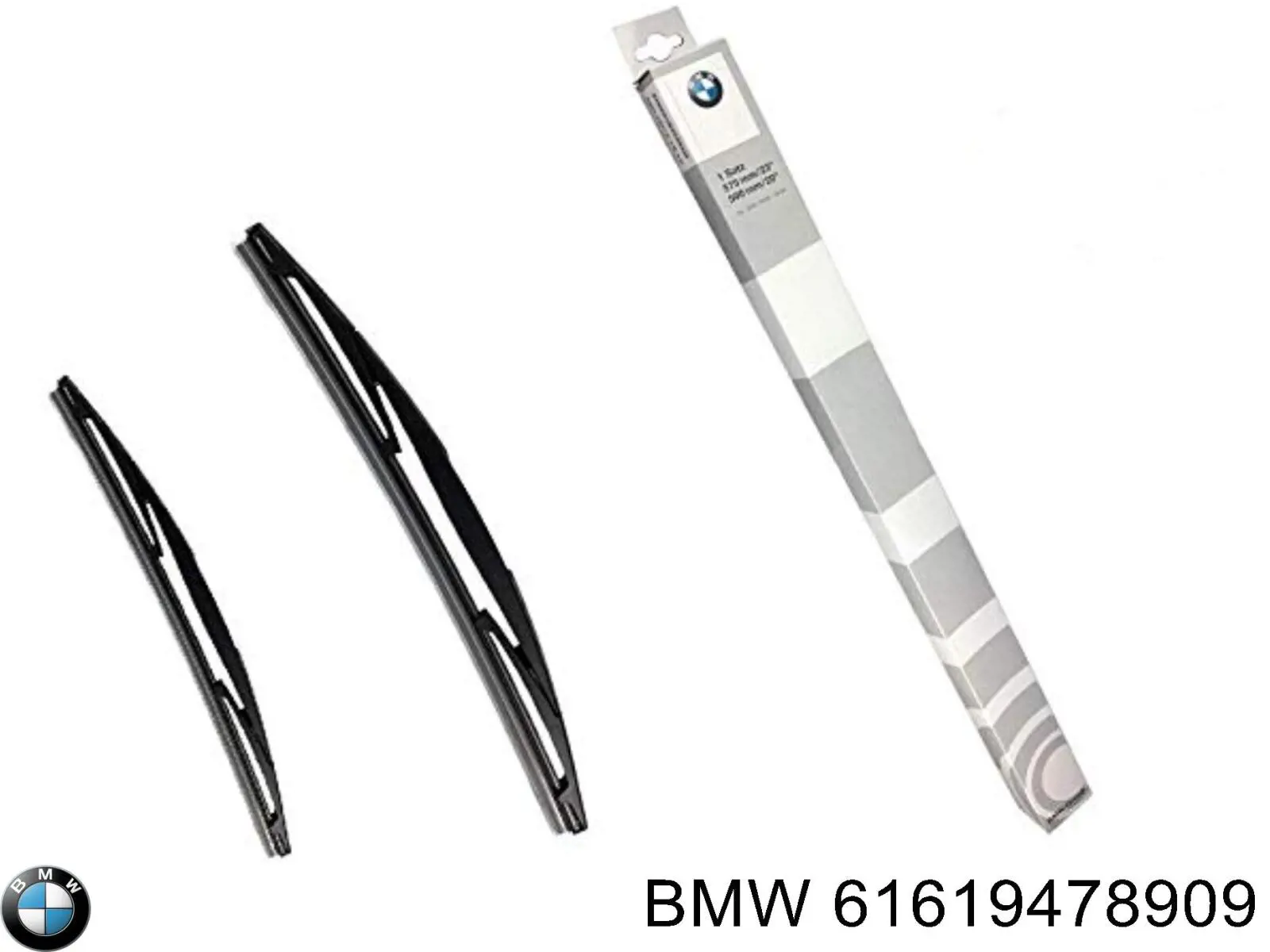 61619478909 BMW Pióro wycieraczki szyby przedniej, zestaw (2 szt.)