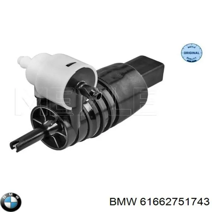 Pompka spryskiwacza szyby przedniej/tylnej BMW 61662751743 cena, od 10,83 USD