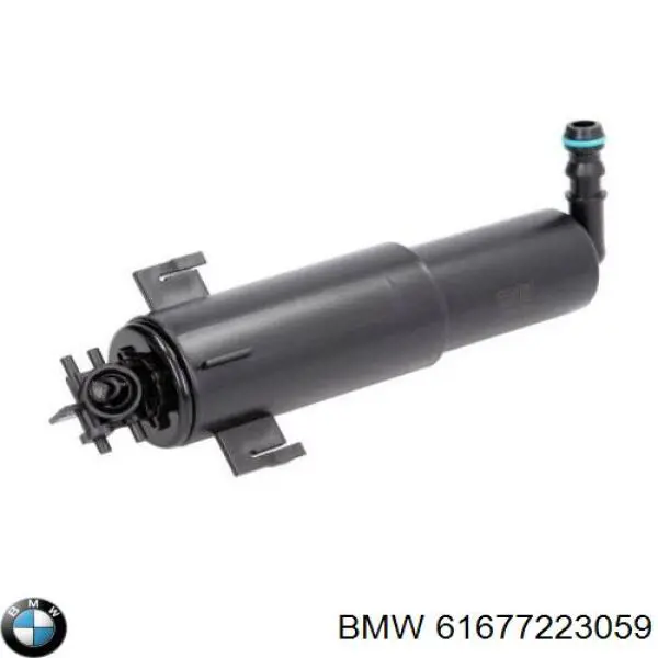 61677223059 BMW dysza spryskiwacza reflektora przedniego lewego