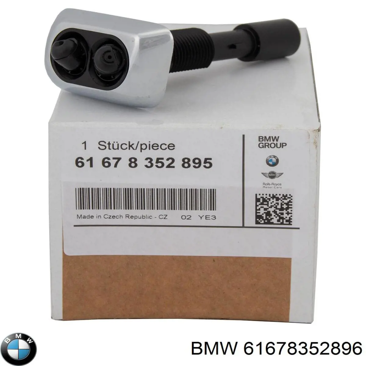Dysza spryskiwacza reflektora przedniego prawego BMW 61678352896 cena, od 40,09 USD