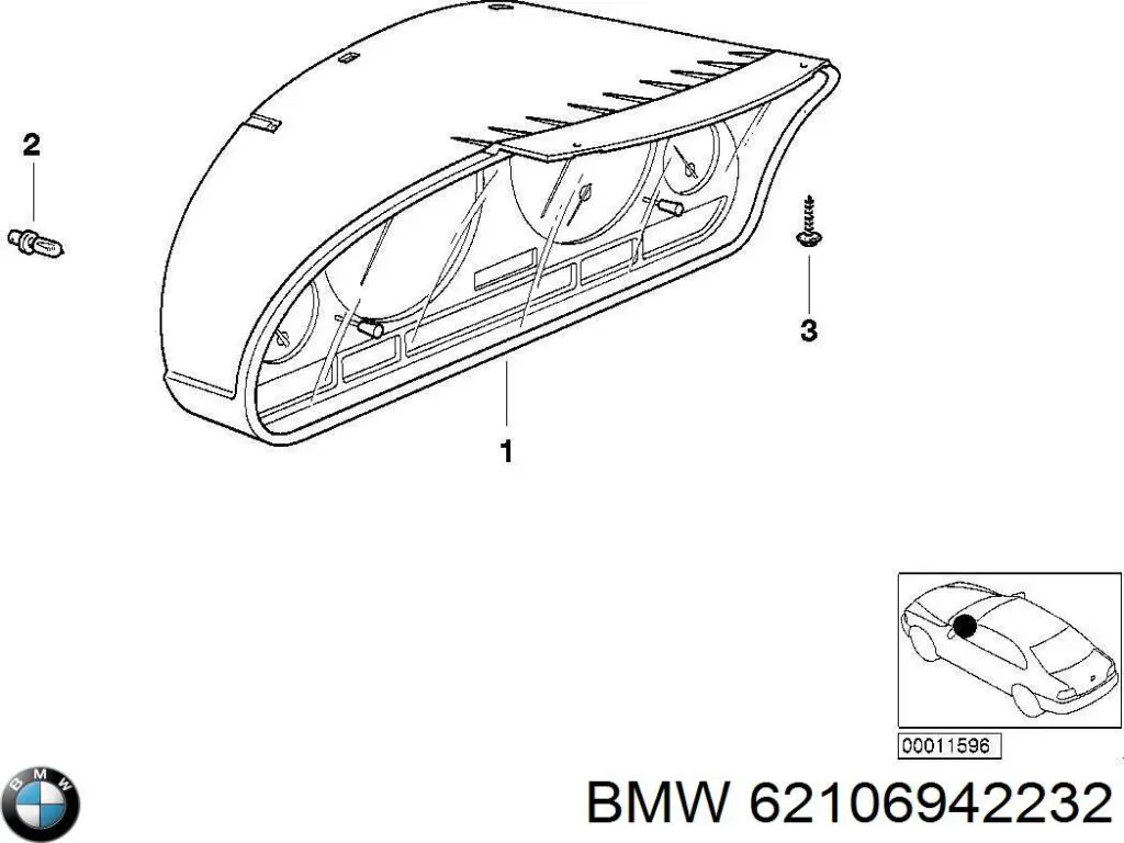 62118375675 BMW Deska rozdzielcza