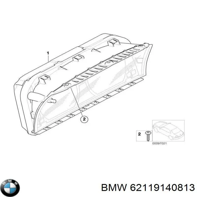 62116972090 BMW deska rozdzielcza