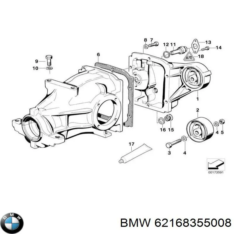 Czujnik prędkości BMW 62168355008 cena, od 229,31 USD