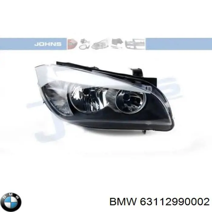 Do koszyka 63112990002 BMW Reflektor prawy