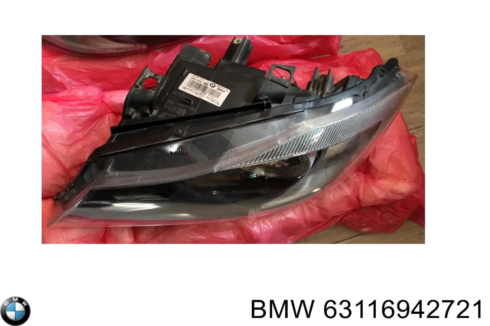 Reflektor lewy BMW 63116942721 cena, od 169,18 USD