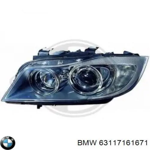 63117161671 BMW Reflektor lewy