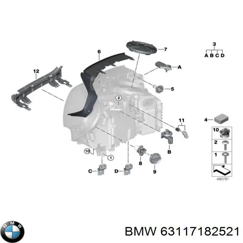 Kierunkowskaz prawy do BMW X5  F15, F85